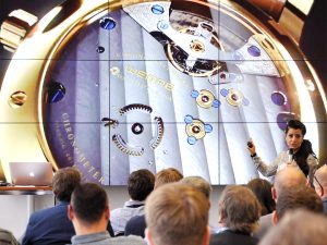 Futurebox Seminarraeume in Maschen mit XL Videowall